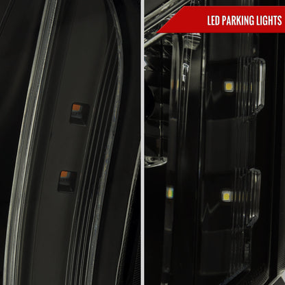 Spec-D 10-16 Cadillac SRX Projector Headlights Black/Smoked Lens