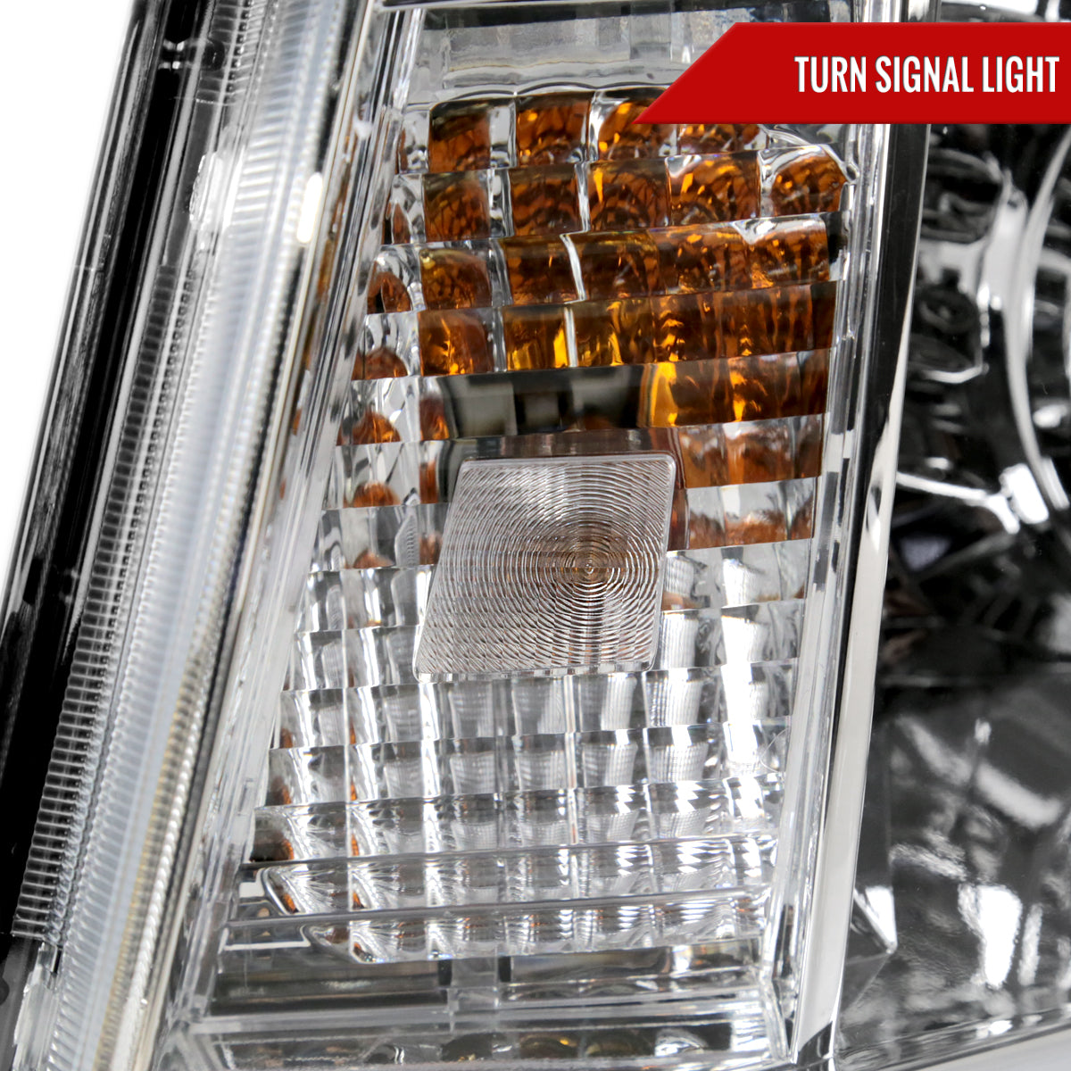Spec-D 05-11 Tacoma LED Bar Projector Headlights Chrome