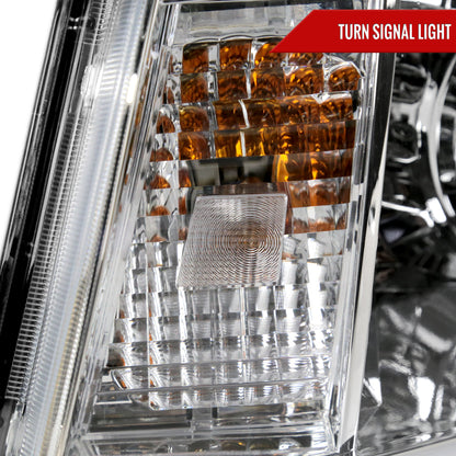 Spec-D 05-11 Tacoma LED Bar Projector Headlights Chrome