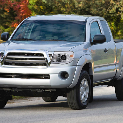 Spec-D 05-11 Tacoma LED Bar Projector Headlights Chrome