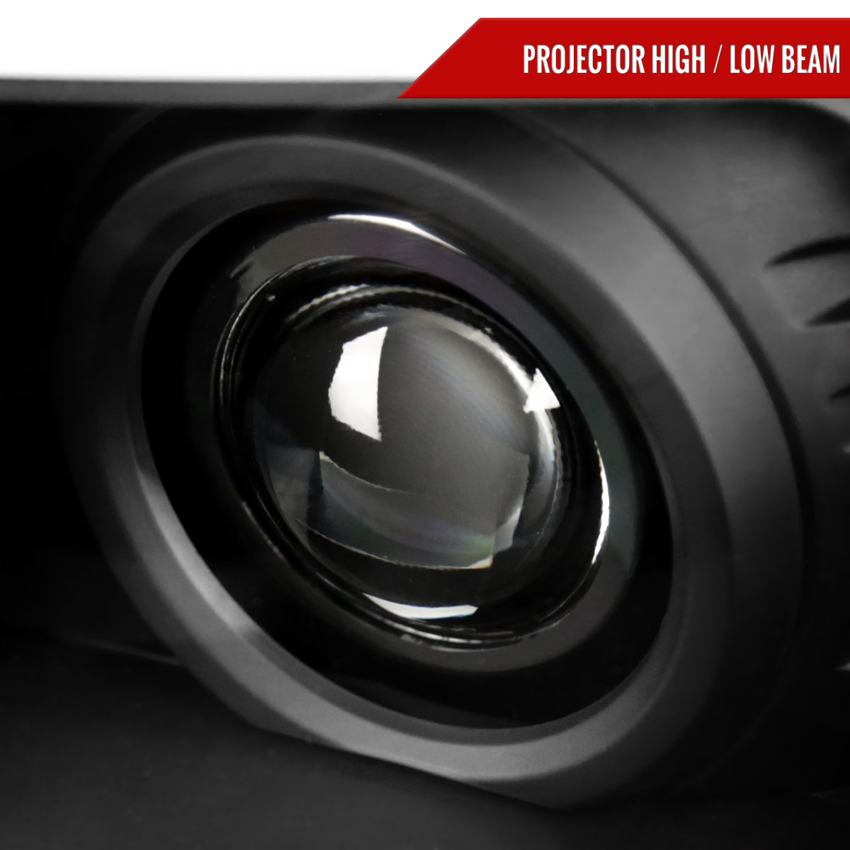 Spec-D 05-11 Toyota Tacoma LED Bar Projector Headlights Black/Clear