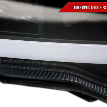 Spec-D 05-11 Toyota Tacoma LED Bar Projector Headlights Black/Clear