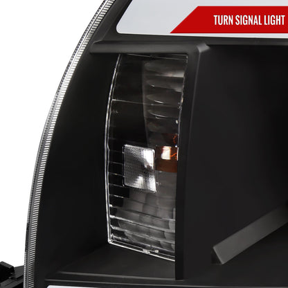 Spec-D 05-11 Toyota Tacoma LED Bar Projector Headlights Black/Clear