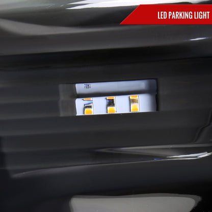 Spec-D 12-15 Tacoma LED Projector Headlights w/ LED Parking Light Blk