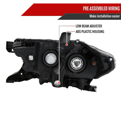 Spec-D 16-23 Toyota Tacoma Passenger Replacement Projector Headlight