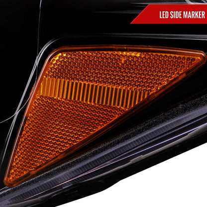 Spec-D 16-23 Tacoma Switchback LED Projector Headlights GL Black