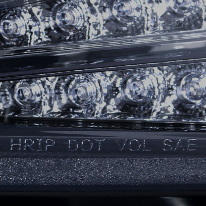 Spec-D 11-13 Scion tC Projector Headlights LED Bar Jet Black/Smoked