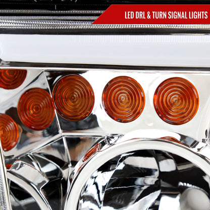 Spec-D 07-13 Tundra/08-17 Sequoia Retro Style Tube Pro Headlights