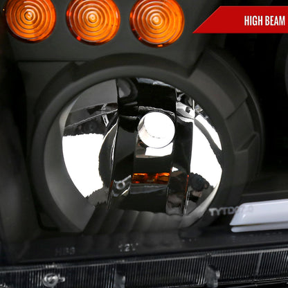 Spec-D 07-13 Tundra/ 08-17 Sequoia Headlights OEM Style Black