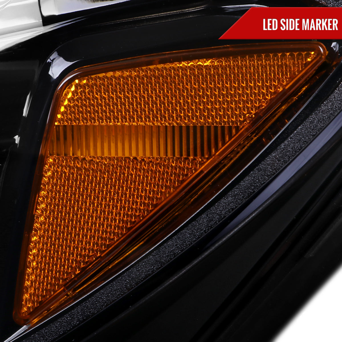 Spec-D 15-18 Mercedes C-Class W205 Sequential Headlights Black/Smoked