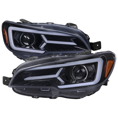 Spec-D 15-21 Subaru Impreza WRX/STI Bar SEQ GL Blk/ Smoked Headlights