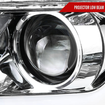 Spec-D 15-20 GMC Yukon/Yukon XL LED U-Bar Projector Headlights Chrome