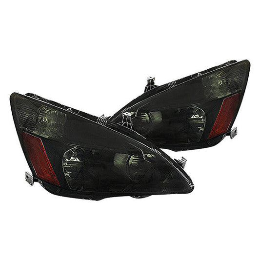 Spec-D 03-07 Honda Accord Smoked Headlights