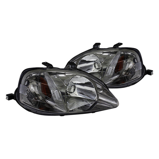 Spec-D 99-00 Honda Civic Jdm Black V2 Headlights