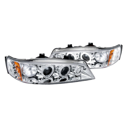 Spec-D 94-97 Honda Accord Halo Projector Headlights Chrome