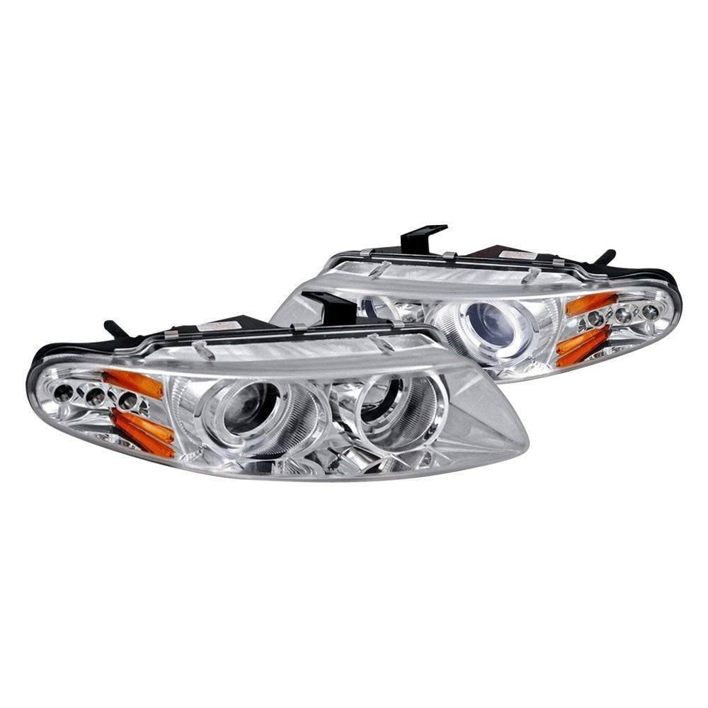 Spec-D 97-00 Dodge Avenger Sebring Halo Projector Headlights Chrome