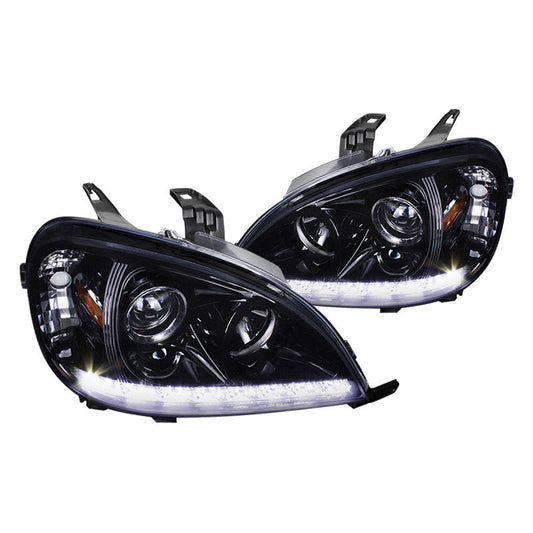 Spec-D 98-01 Mercedes ML320 ML430 Headlights Dual Projector Black/Smok