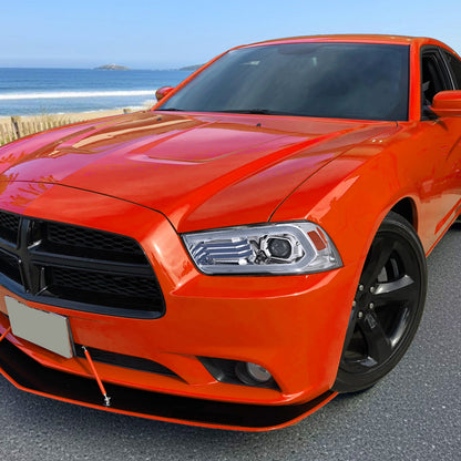 Spec-D 11-14 Dodge Charger Projector Headlights Sequential Chrome