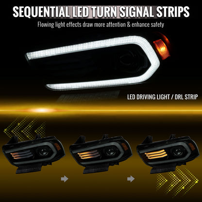 Spec-D 11-14 Dodge Charger Projector HID Headlight Black/Smoked