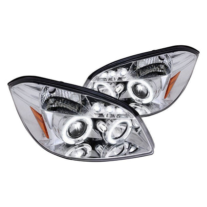 Spec-D 05-10 Chevy Cobalt Halo Projector Headlights Chrome