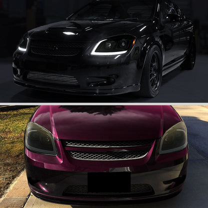 Spec-D 05-10 Chevy Cobalt Headlights Switchback DRL Black/Smoked