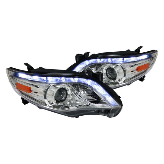 Spec-D 11-13 Toyota Corolla Projector Chrome Headlights