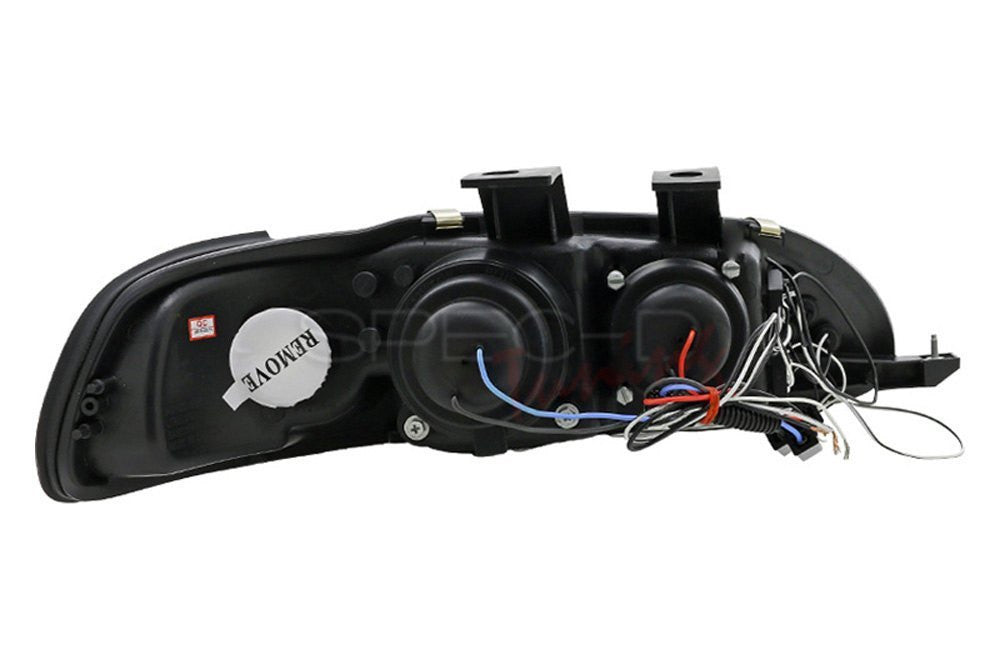 Spec-D 92-95 Honda Civic Halo Projector Headlights Chrome