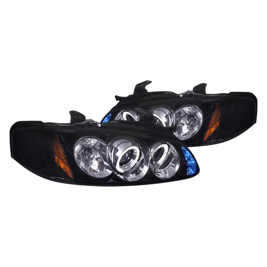 Spec-D 00-03 Nissan Sentra Halo Projector Headlights Smoked