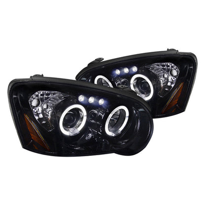 Spec-D 04-05 Subaru Impreza WRX/STI Projector Halo Headlights Black/Smoked