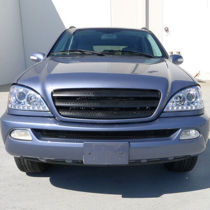 Spec-D 02-05 Mercedes ML W163 Projector Headlights Black/Smoked