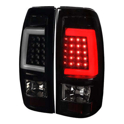 Spec-D 99-02 Silverado 99-06 GMC Sierra Tail Lights G2 Black/Smoked