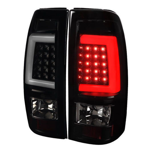 Spec-D 99-02 Silverado 99-06 GMC Sierra Tail Lights G2 Black/Smoked