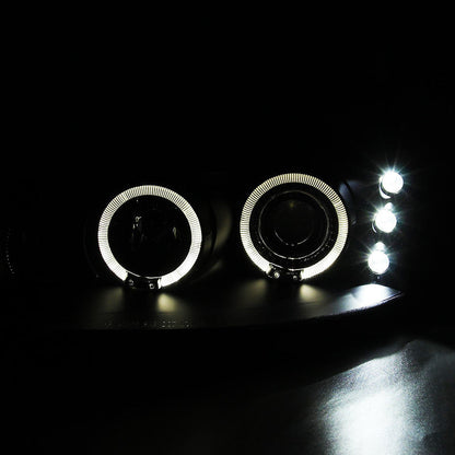 Spec-D 98-04 Dodge Intrepid Halo Projector Headlights Black