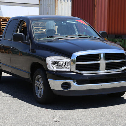 Spec-D 06-08 Dodge Ram LED C-Bar Headlights Chrome