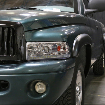 Spec-D 94-02 Dodge Ram 1500 2500 3500 Headlights Chrome