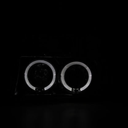 Spec-D 92-96 Ford F150 F250 Bronco Projector Headlights Chrome