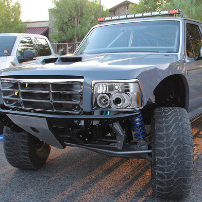 Spec-D 92-96 Ford F150 F250 Bronco Projector Headlights Chrome