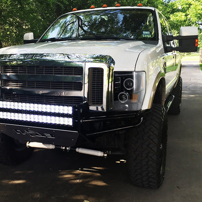 Spec-D 08-10 Ford F250 F350 F450 Projector Headlights Black