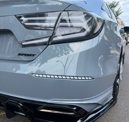 V2 White Reflectors Lights for 2018-2022 Honda Accord