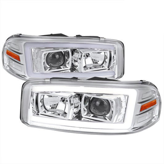 Spec-D 00-06 GMC Yukon Denali Projector Headlights Chrome/Clear