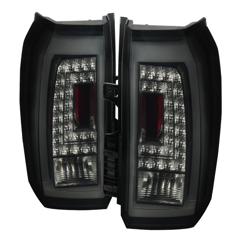 Spec-D 15-20 GMC Yukon Denali SLE/SLT Black Tail Lights Smoked Lens