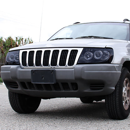 Spec-D 99-04 Grand Cherokee Projector Headlights Black/Smoked