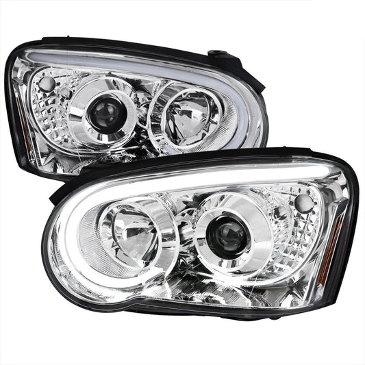 Spec-D 04-05 Impreza Outback Wrx Projector Headlights Chrome