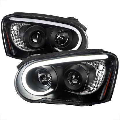 Spec-D 04-05 Impreza WRX STI Projector Headlights LED Black/Clear
