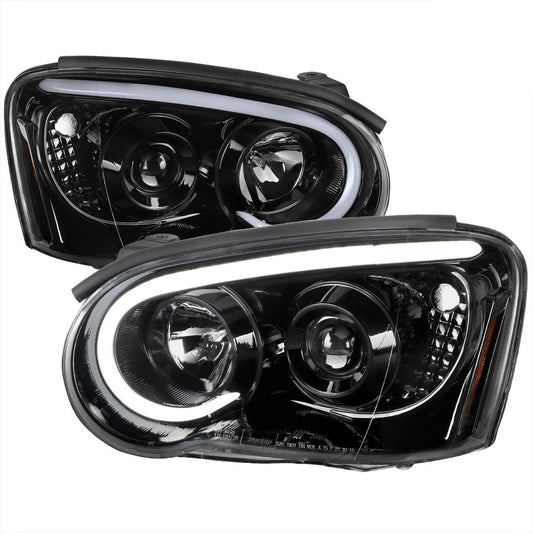 Spec-D 04-05 Impreza WRX STI Outback Headlights Black/Clear