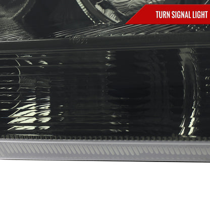 Spec-D 05-10 Chrysler 300 OE Style Chrome w Smoked Lens Headlights