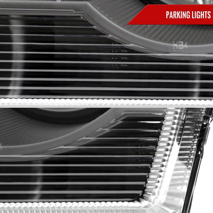 Spec-D 05-10 Chrysler 300 Headlights OEM Style Black/Clear