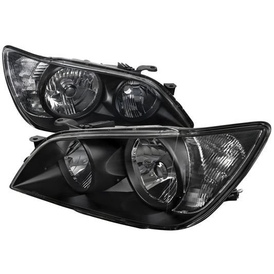Spec-D 01-05 Lexus IS300 Crystal Headlights OEM Style Black