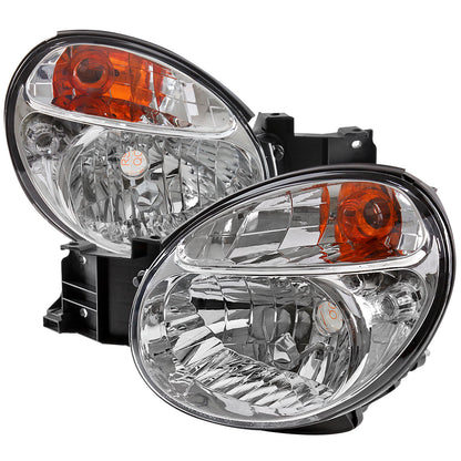 Spec-D 02-03 Subaru Impreza Headlights OEM Replacement Chrome