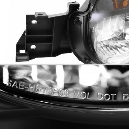 Spec-D 02-03 Subaru Impreza Headlights OEM Crystal Black/Clear.